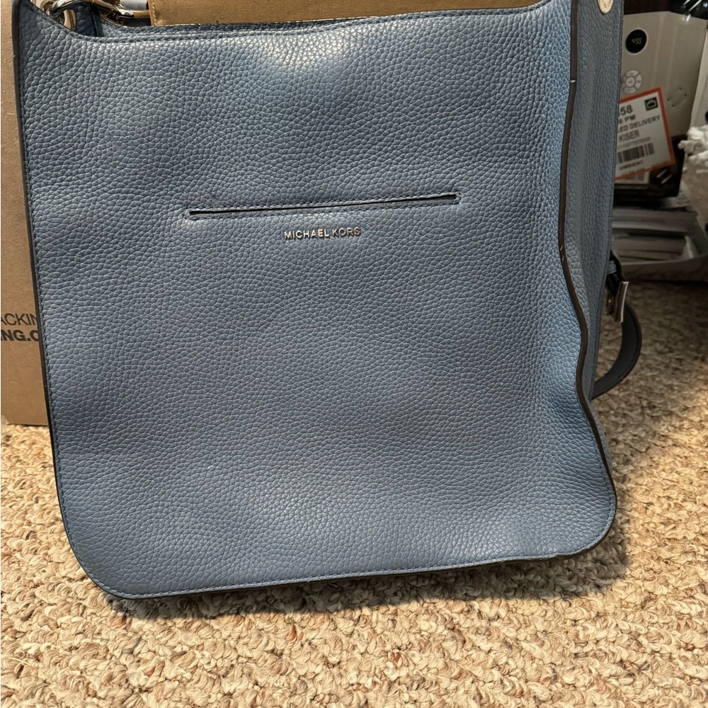 Blue Michael Kors Satchel purse